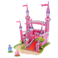 Rompecabezas 3D Castillo de color de rosa